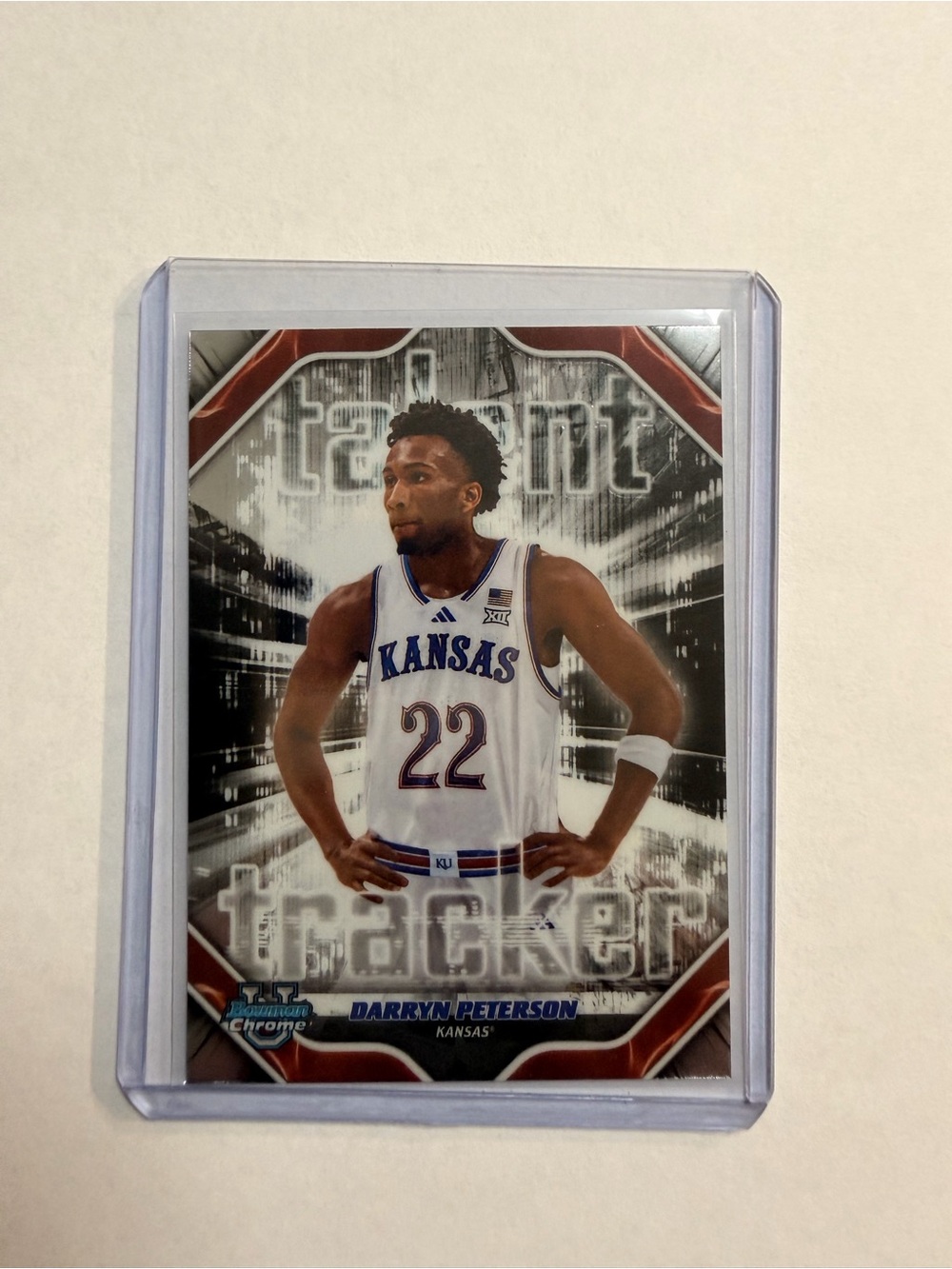 Topps Black and Silver Talent Tracker Basketball Card